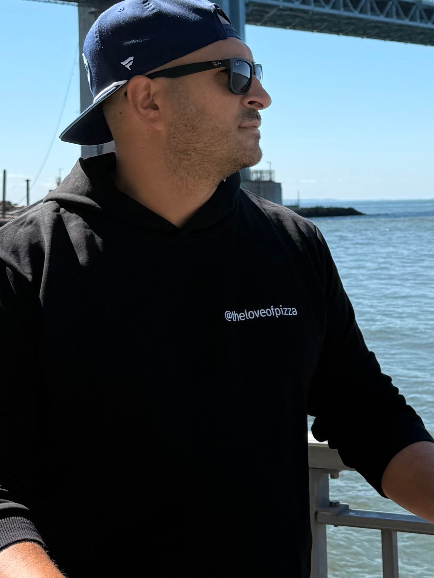 @theloveofpizza Black Hoodie “Pizza Heals” Edition